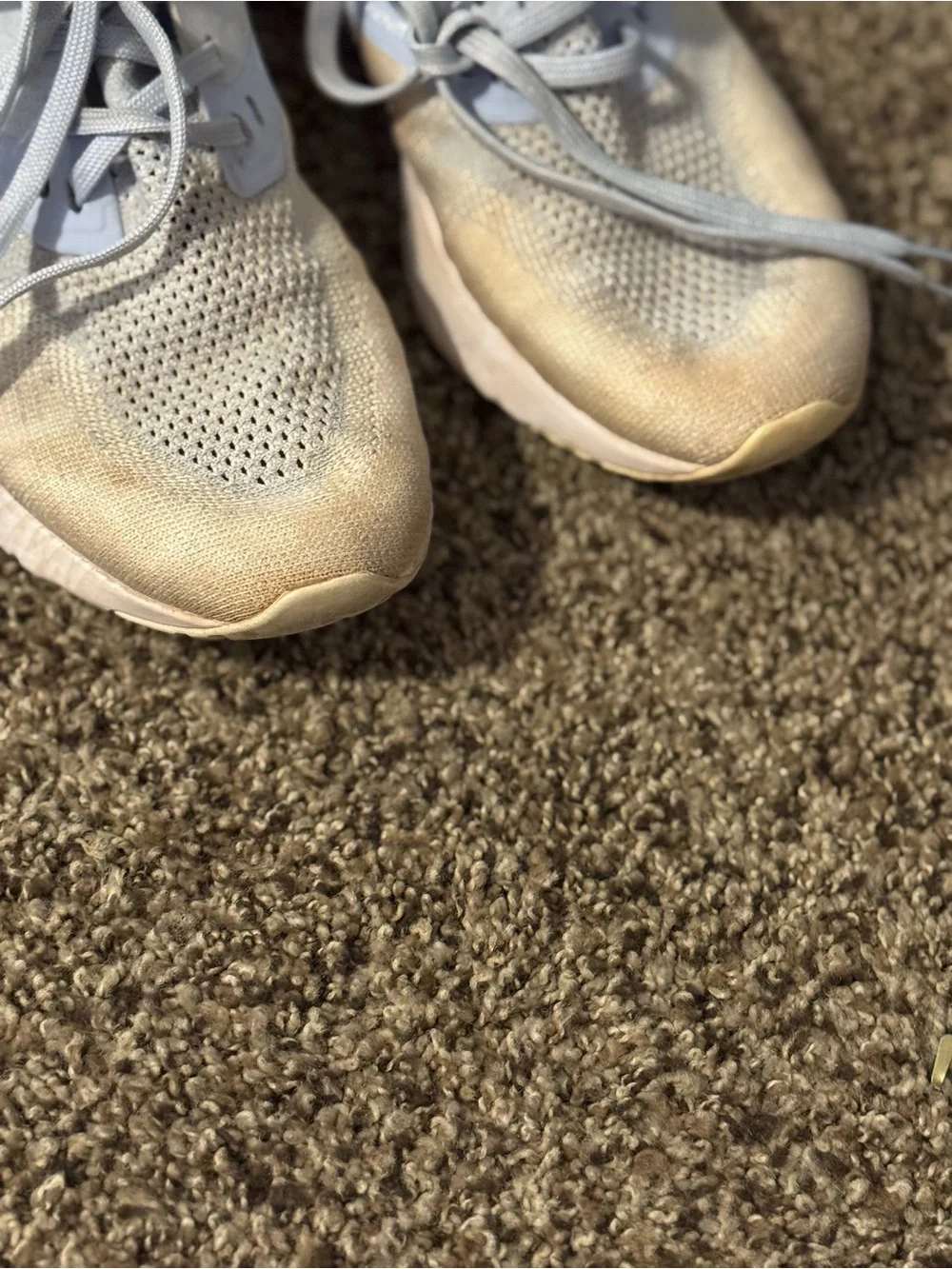 Nike Light Gray Sneakers with Pink Inner Lining